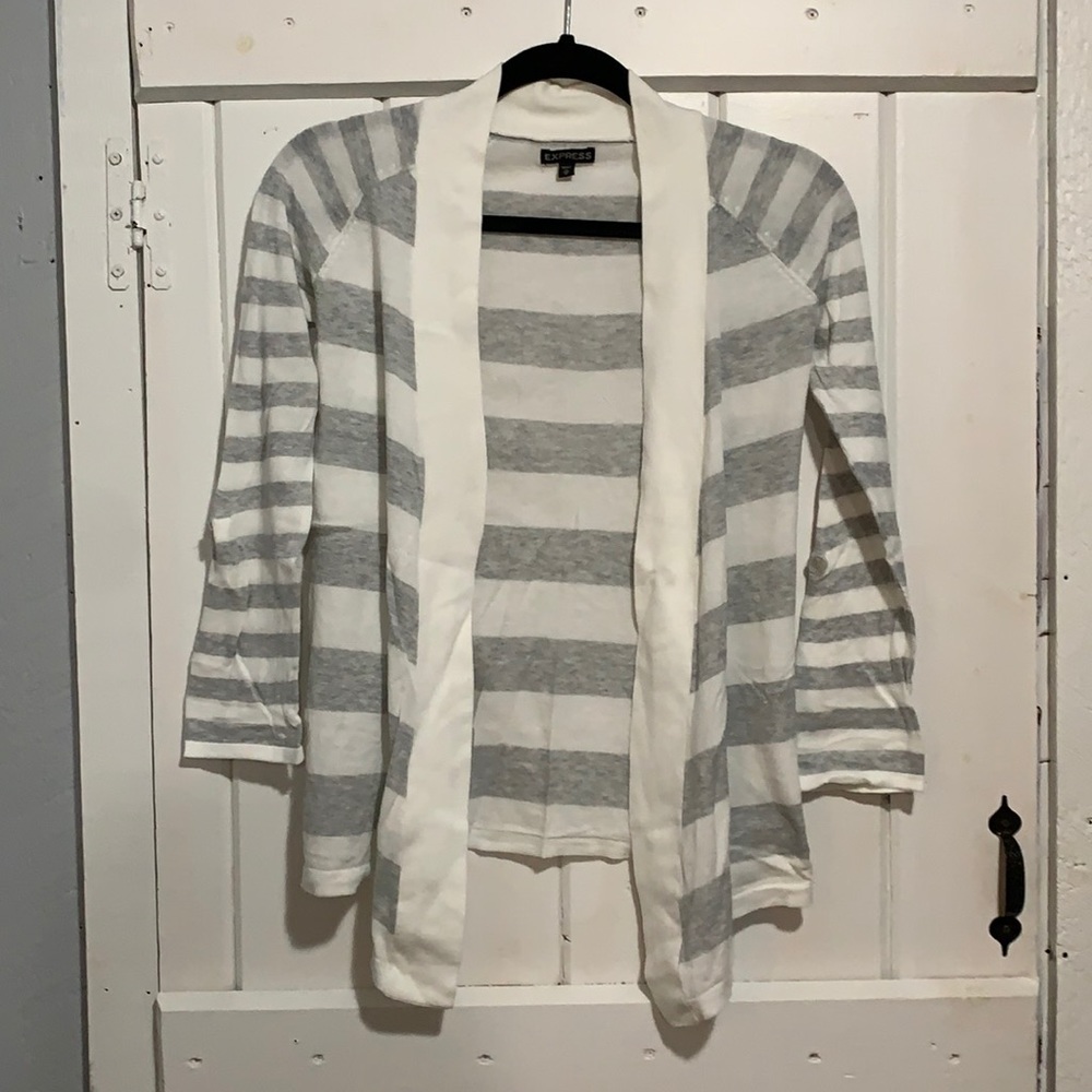 Express stripped cardigan
